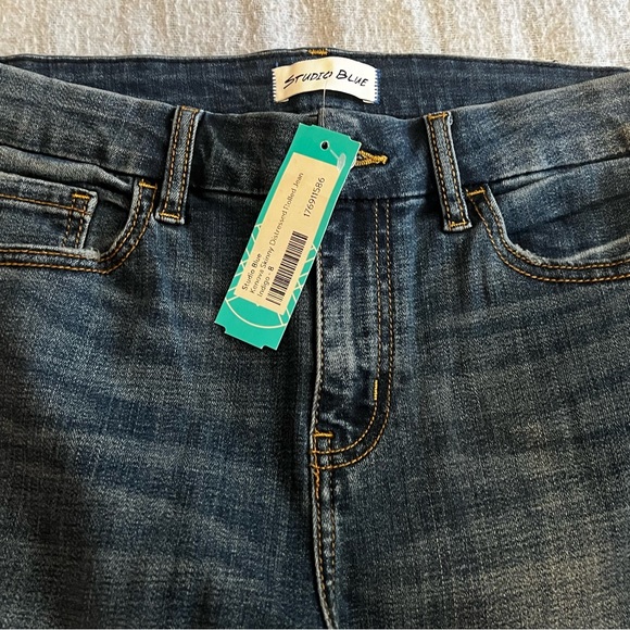 Studio Blue Mid Rise Jeans - Picture 2 of 3